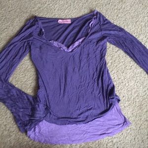 Layered bell sleeve top